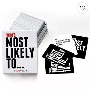 Party Game! “Who's Most Likely To” - brand new full set of cards